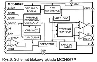 schemat blokowy układu mc34067p